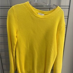 Sandro Yellow Crewneck Sweater